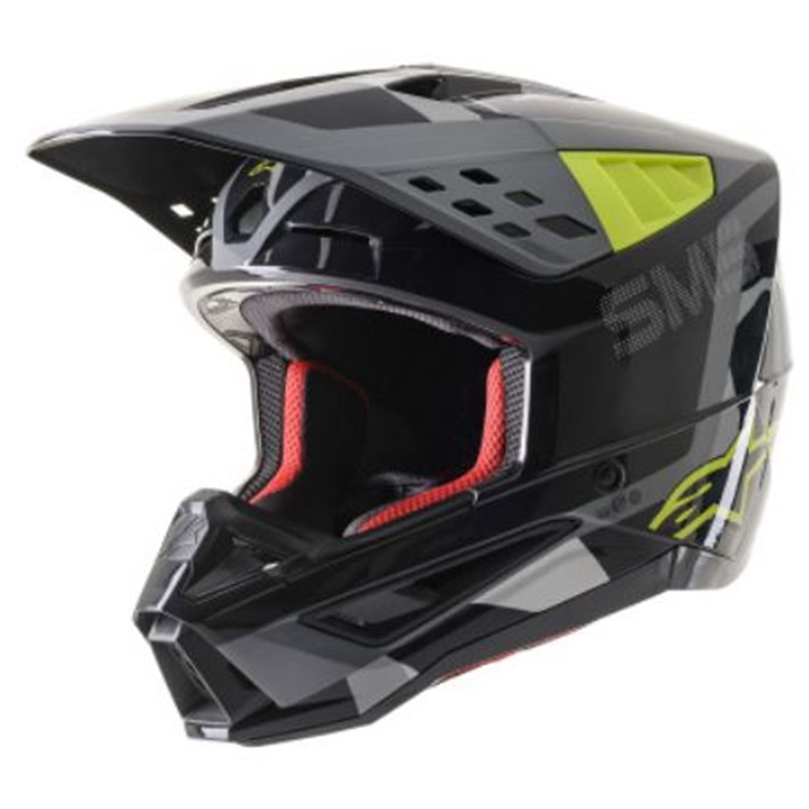 Alpinestars SM5 Rover Helmet - Gray/Yellow - Medium [MPN: 8303921-1592-MD]_642552