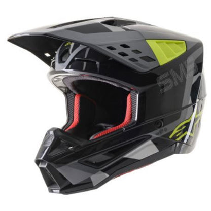 Alpinestars SM5 Rover Helmet - Gray/Yellow - Medium [MPN: 8303921-1592-MD]_642552