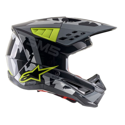 Alpinestars SM5 Rover Helmet - Gray/Yellow - Medium [MPN: 8303921-1592-MD]_642529