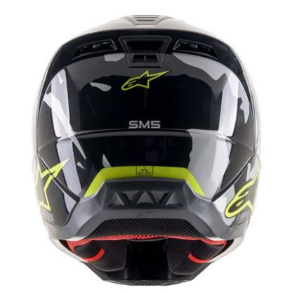 Alpinestars SM5 Rover Helmet - Gray/Yellow - Medium [MPN: 8303921-1592-MD]_642528