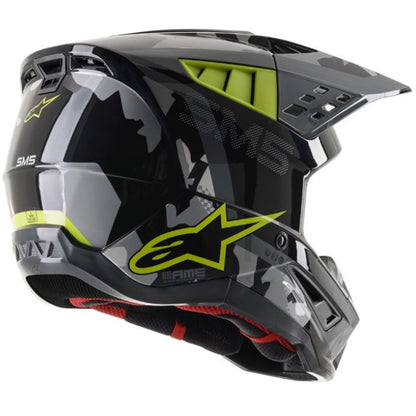 Alpinestars SM5 Rover Helmet - Gray/Yellow - Medium [MPN: 8303921-1592-MD]_642527