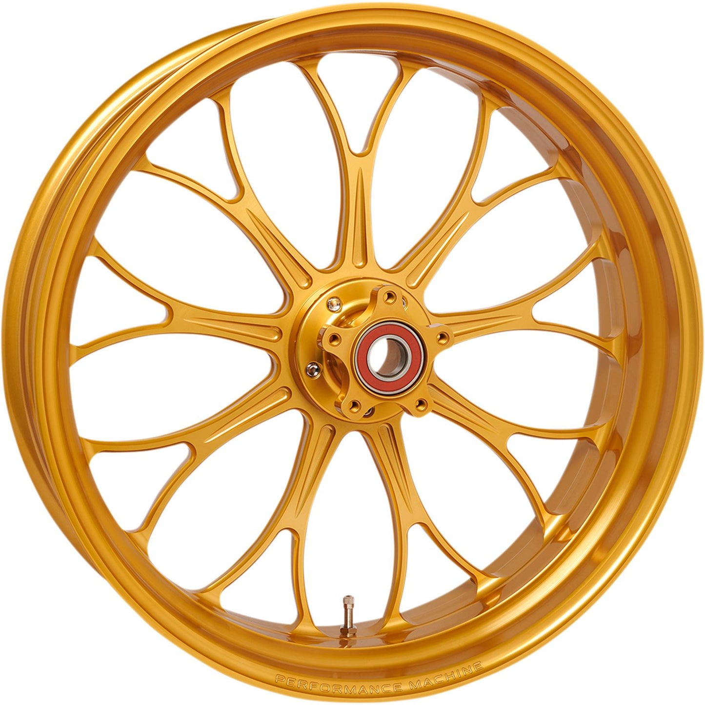 Performance Machine Wheel Revolution Dual Disc Front Gold Ops™ 21"x3.50" 12027106RVNJAPG_1047223