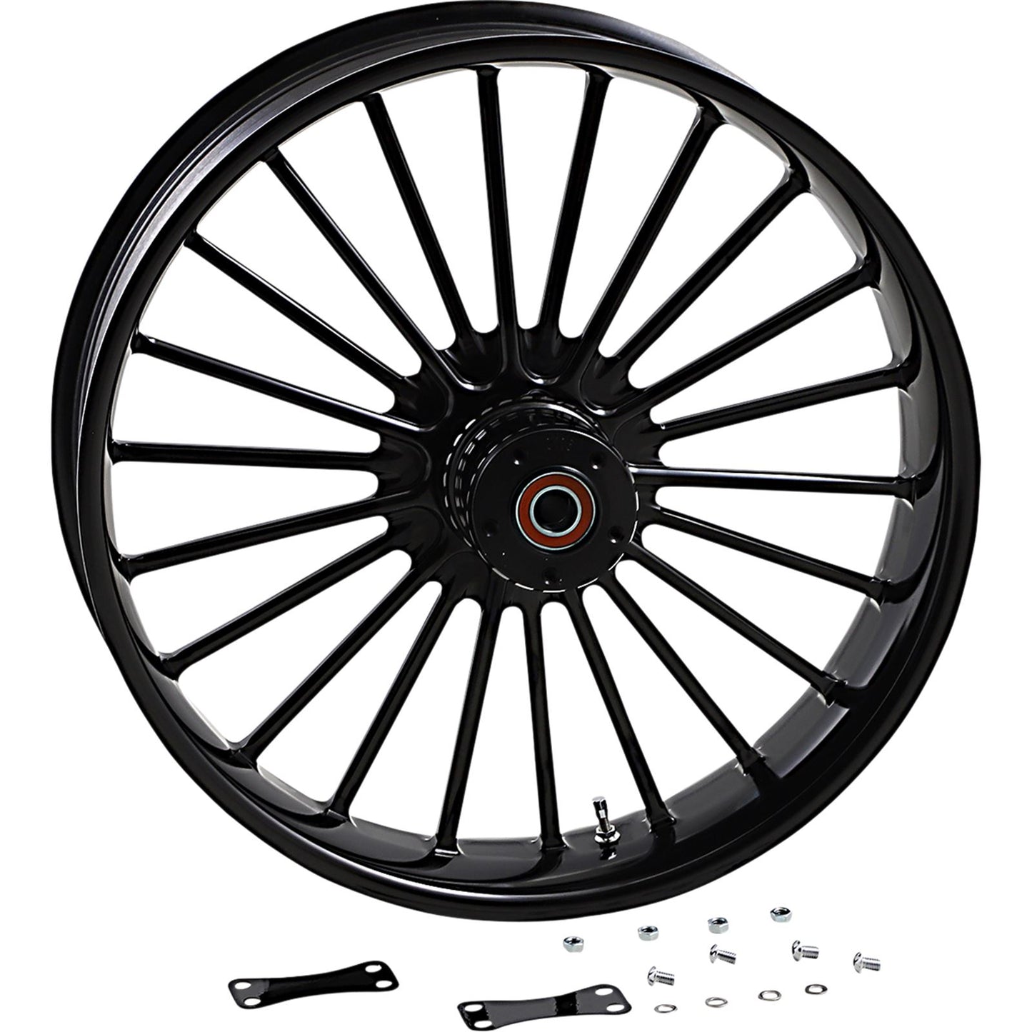 RC Components Illusion Front Wheel - Dual Disc/No ABS - Black - 21"x3.50" [MPN: 0321350-126B]_1047226