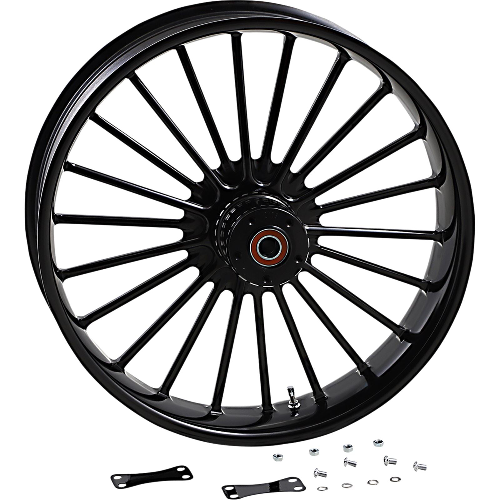 RC Components Illusion Front Wheel - Dual Disc/No ABS - Black - 21"x3.50" [MPN: 0321350-126B]_1047226