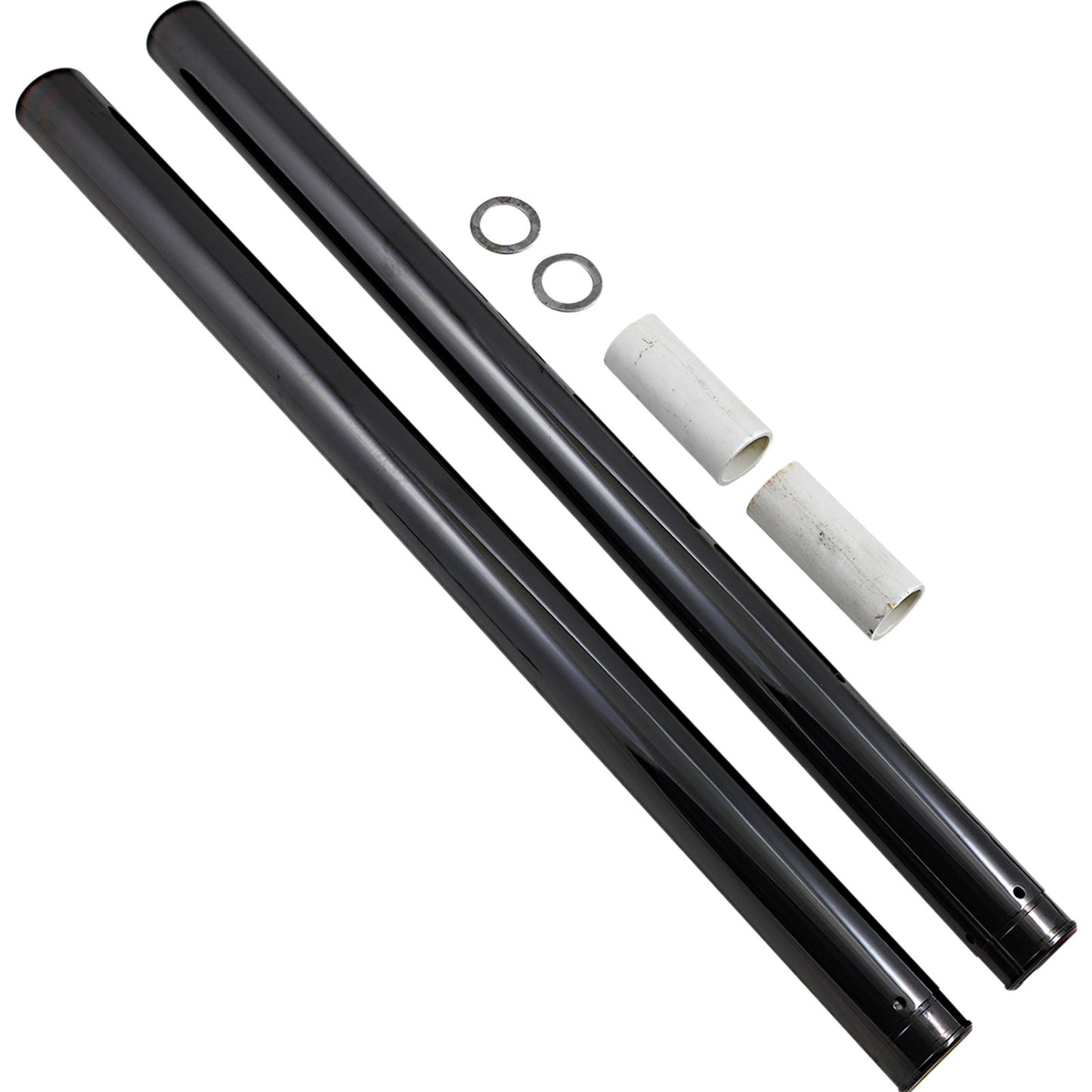 Custom Cycle Black Diamond-Like Fork Tubes - 49 mm - 29.50" Length [MPN: T2015DL]_1134392