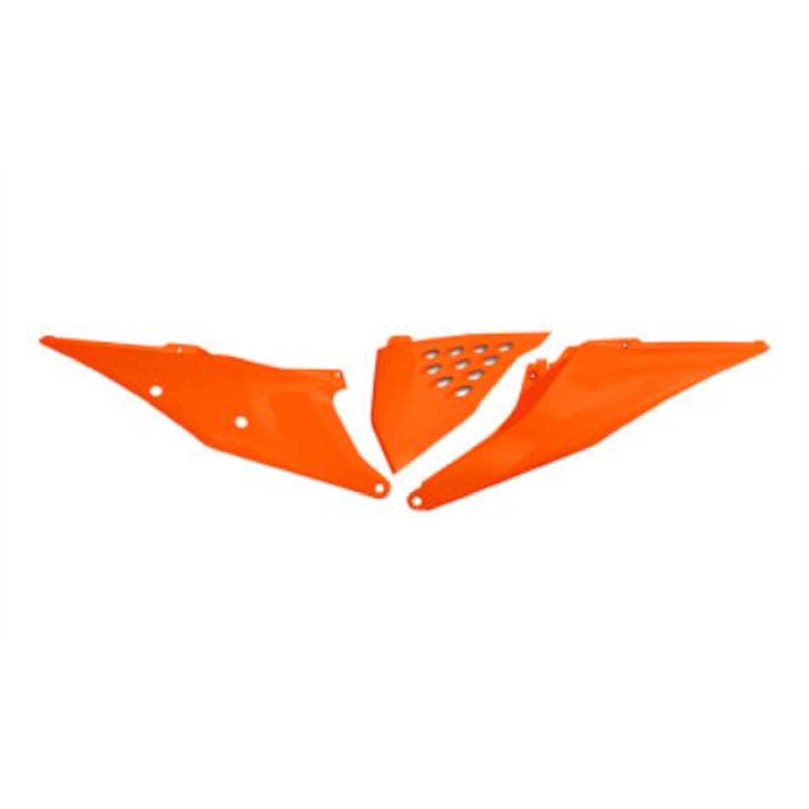 UFO Plastics Vented Side Panel - Orange for KTM [MPN: KT05004-127]_867257
