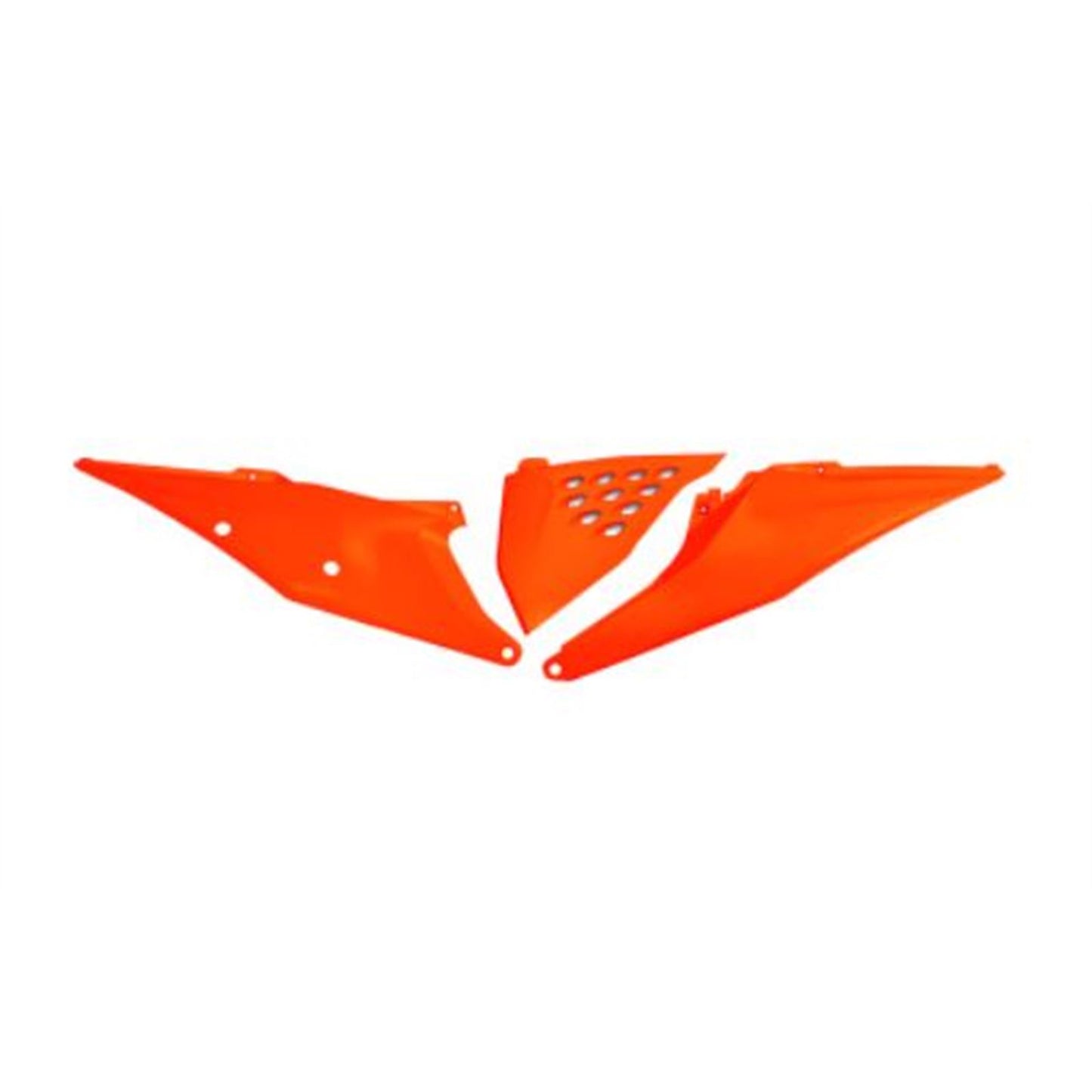 UFO Plastics Vented Side Panel - Neon Orange for KTM [MPN: KT05004-FFLU]_867259