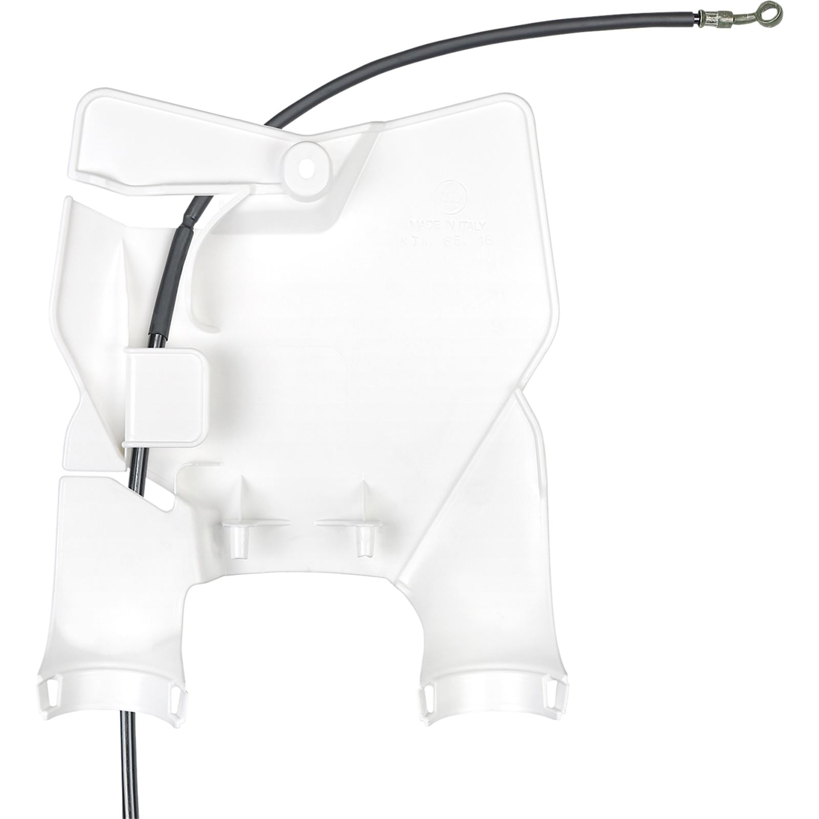 UFO Plastics Stadium Number Plate - White for KTM [MPN: KT05000-047]_1047378