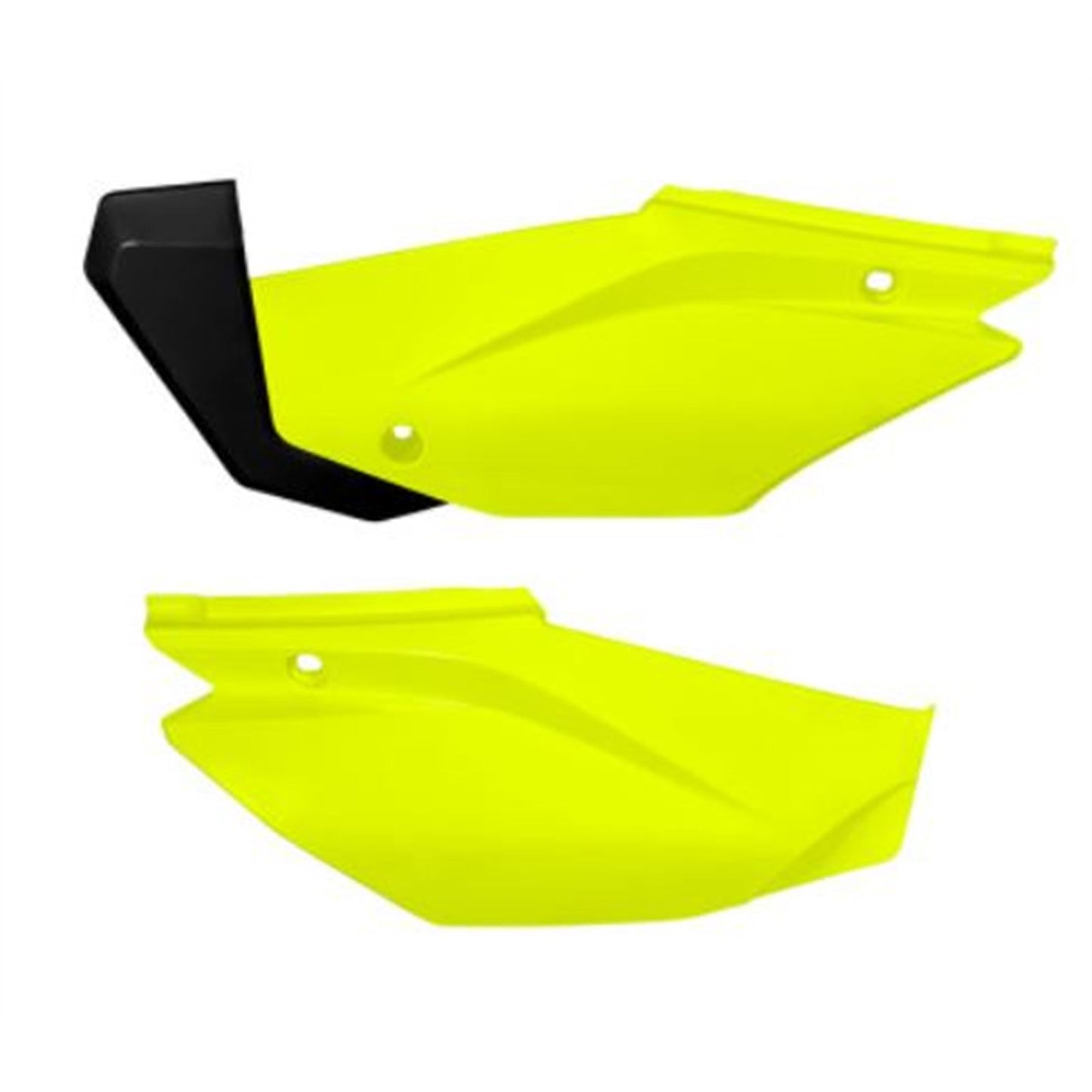 UFO Plastics Side Panel - Florescent Yellow  fits Honda CRF 110 [MPN: HO05601-DFLU]_867273