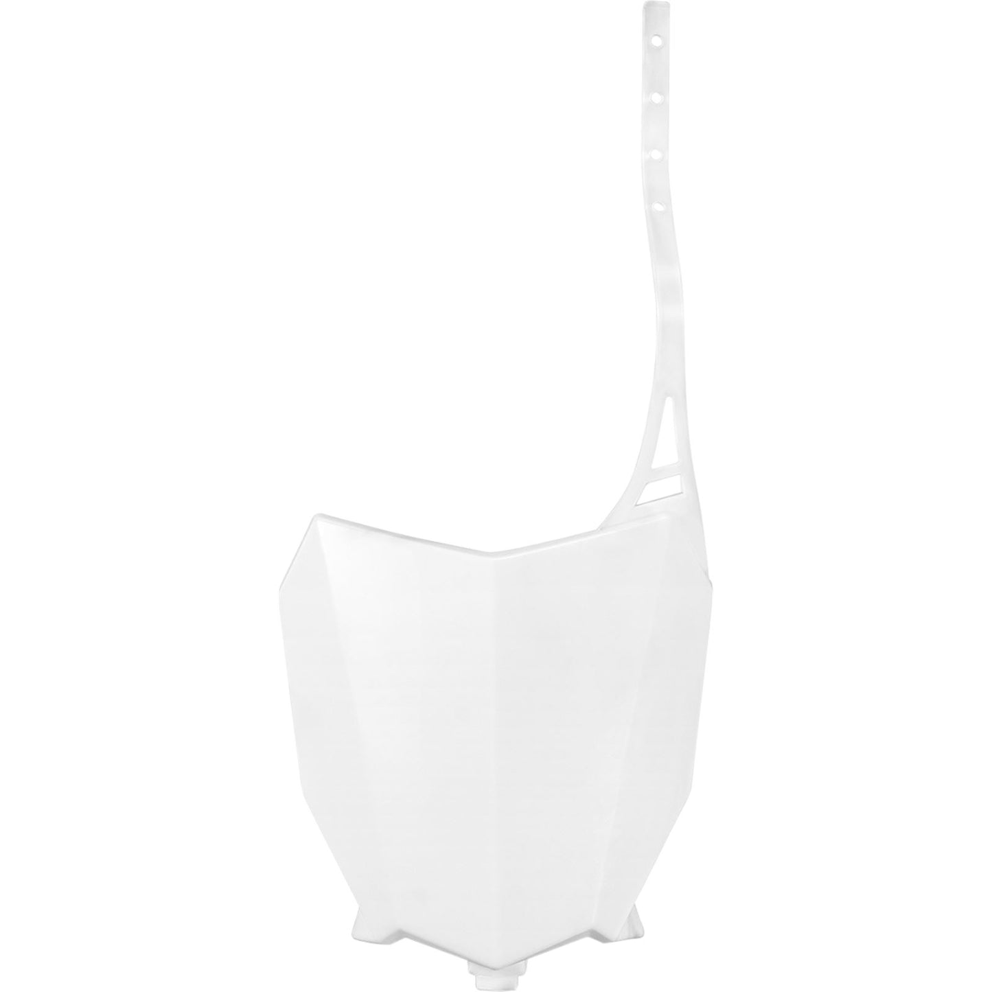 UFO Plastics Front Number Plate - White for Honda [MPN: HO05602-041]_1047393