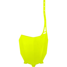 UFO Plastics Front Number Plate - Florescent Yellow for Honda [MPN: HO05602-DFLU]_1047420