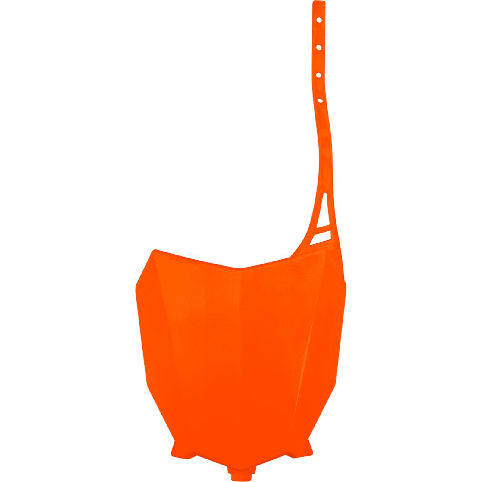 UFO Plastics Front Number Plate - Florescent Orange for Honda [MPN: HO05602-FFLU]_1047446