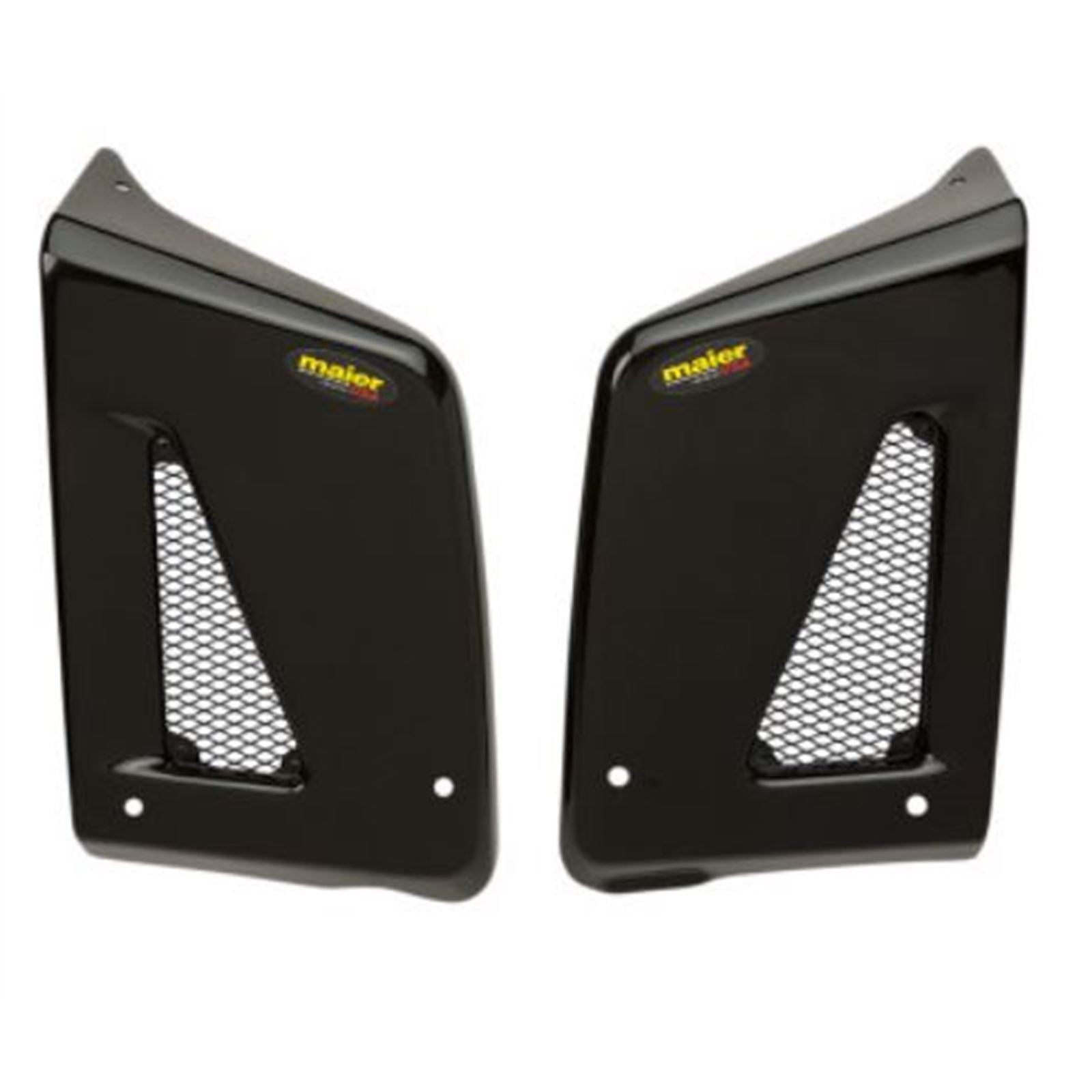 Maier Radiator Scoops - KLR - Black 578100_641947