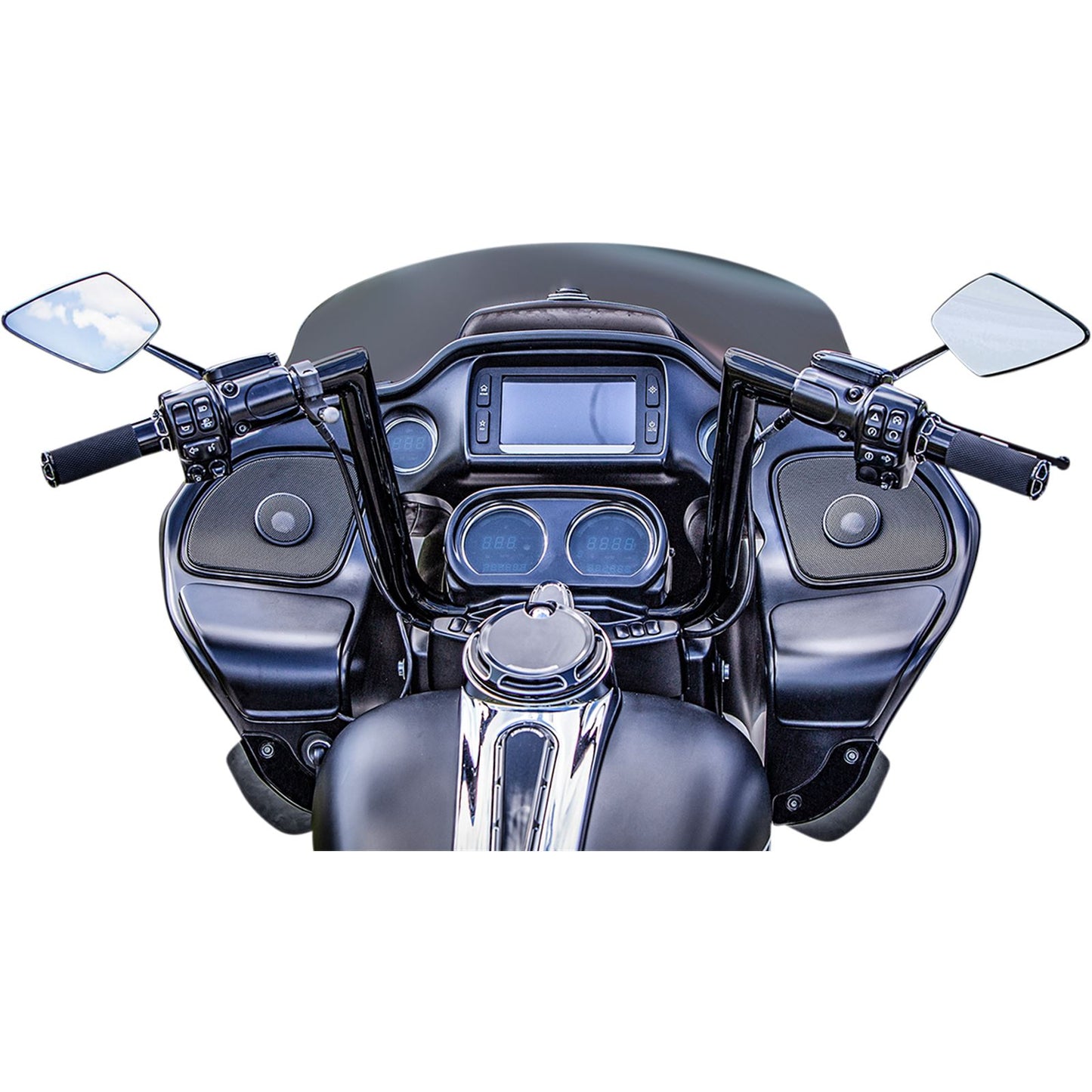 Khrome Werks Handlebar - FLT - 12" - Black [MPN: 300722]_1047664