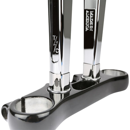 Thrashin Supply Company Spacers - Riser - 1" - Chrome [MPN: TSC-9801-3]_1047687