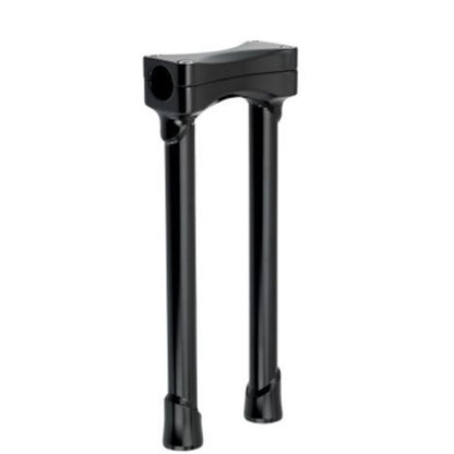 Biltwell Inc. Black 12" Oversized Murdock Risers 6413-201-12_678919