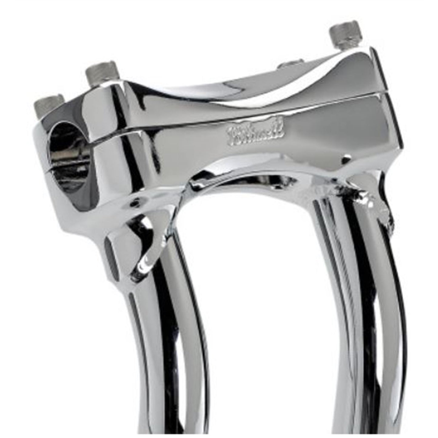 Biltwell Inc. Chrome 12" Oversized Murdock Pullback Risers 6414-105-12_678948