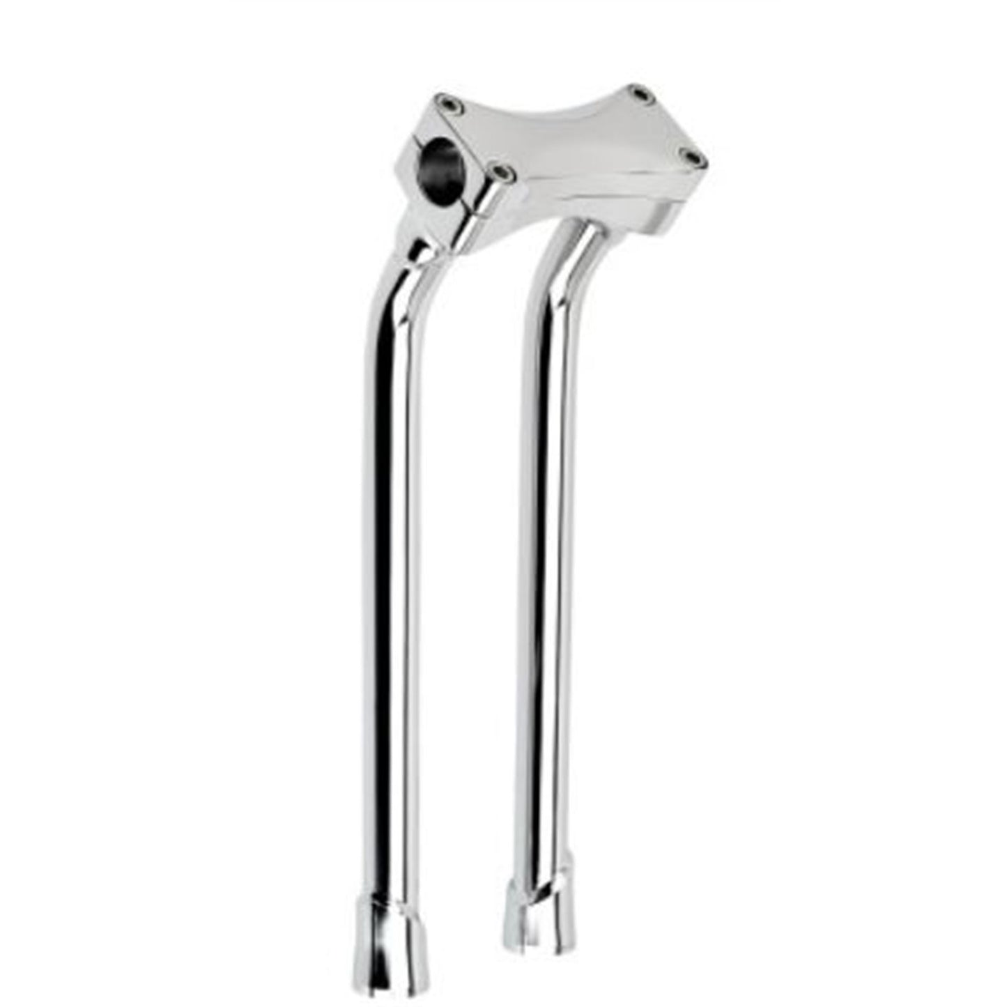 Biltwell Inc. Chrome 14" Oversized Murdock Pullback Risers 6414-105-14_678969