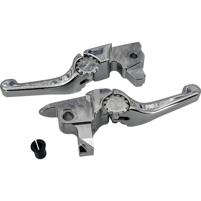 Powerstands Racing - PSR Lever Set - Anthem - Shorty - Chrome [MPN: 12-01661-20]_872339