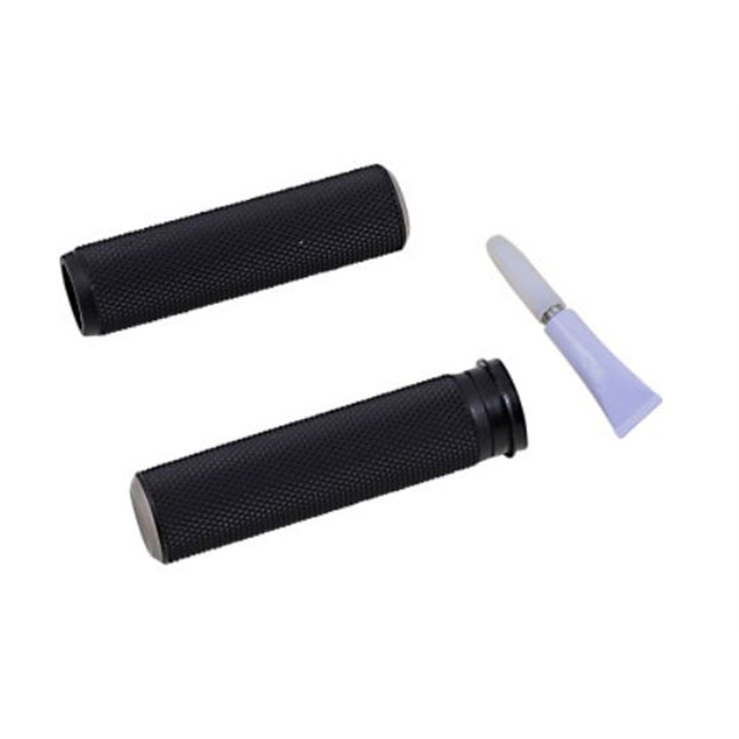 Arlen Ness Grips - Knurled - TBW - Titanium 07-348_840268