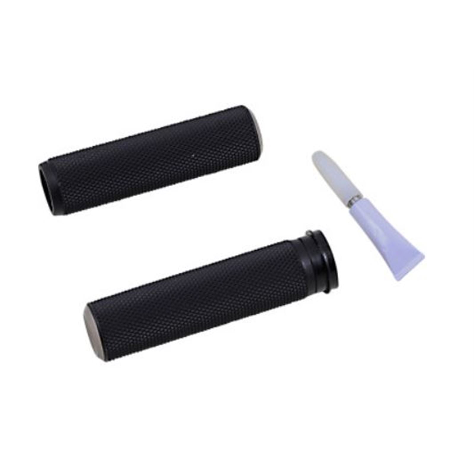 Arlen Ness Grips - Knurled - TBW - Titanium 07-348_840268