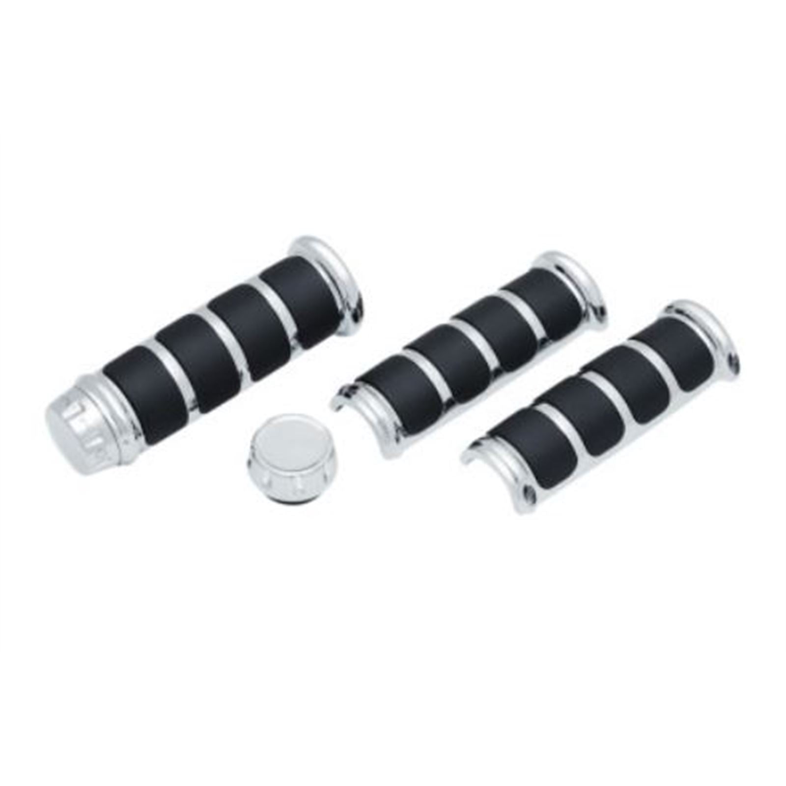 Kuryakyn Chrome Three-Piece ISO®-Grips [MPN: 6780]_683540