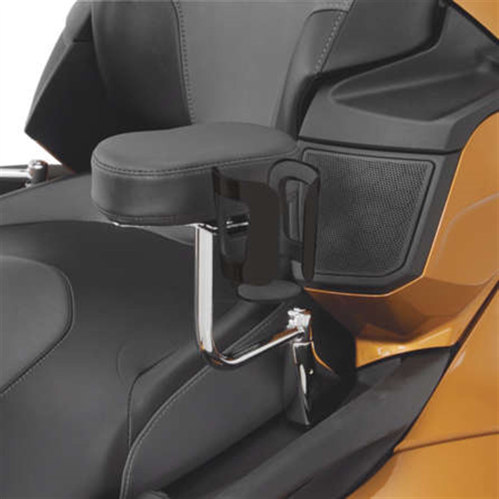 Show Chrome Beverage Holder - Passenger - Black 52-836BK_987486