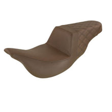Saddlemen Step Up Seat - Rear Lattice Stitched - Brown - FLH 808-07B-173BREX_639698