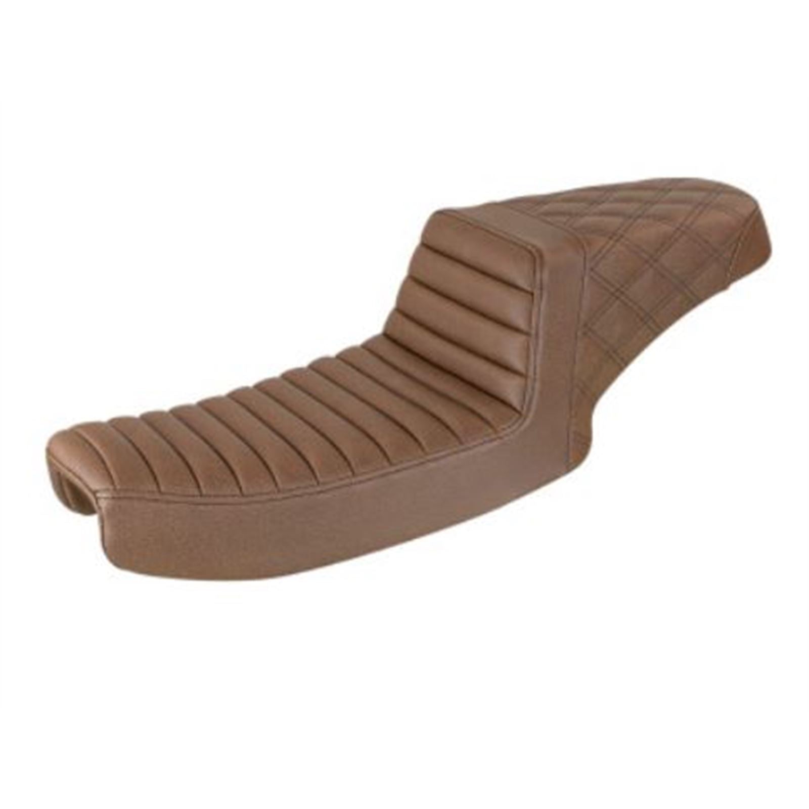 Saddlemen Step Up Seat - Rear Lattice Stitched - Brown 891-04-173BR_639908