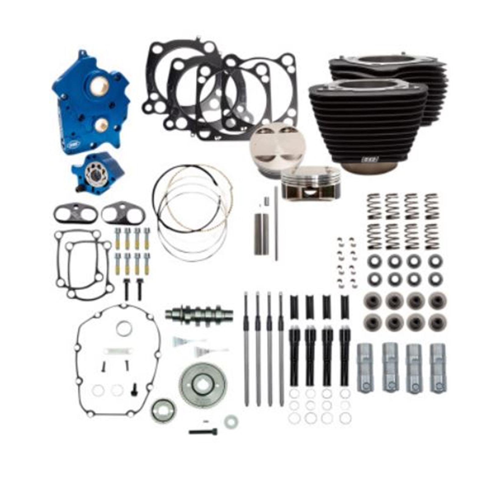 S&S Cycle Power Package - Gear Drive - Oil Cooled - Non-Highlighted Fins - M8 310-1059A_730192