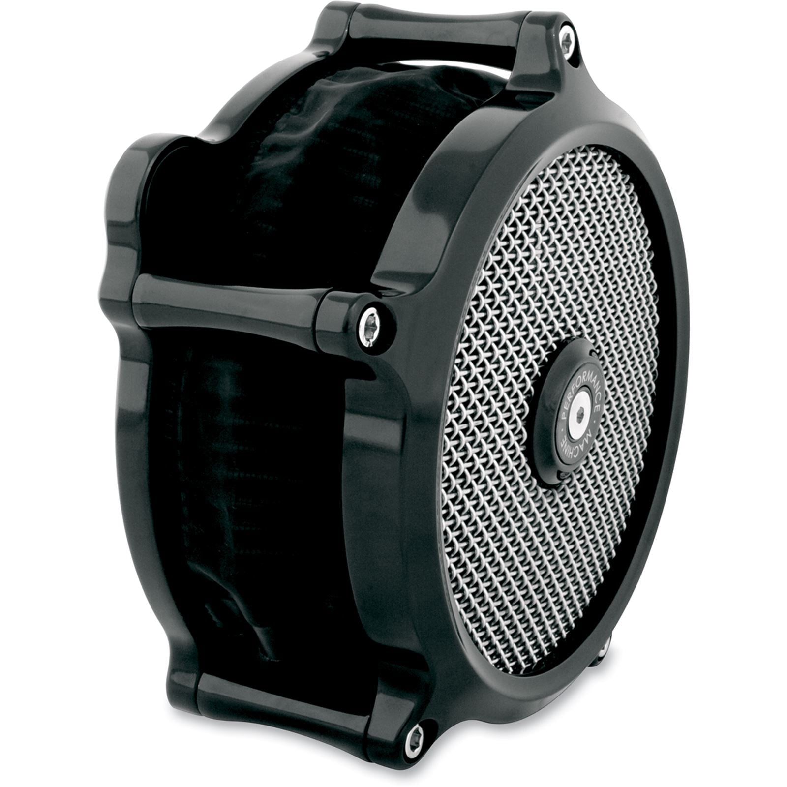 Performance Machine Super Gas Air Cleaner - Black - Throttle By Wire 0206-2150-B_1047976