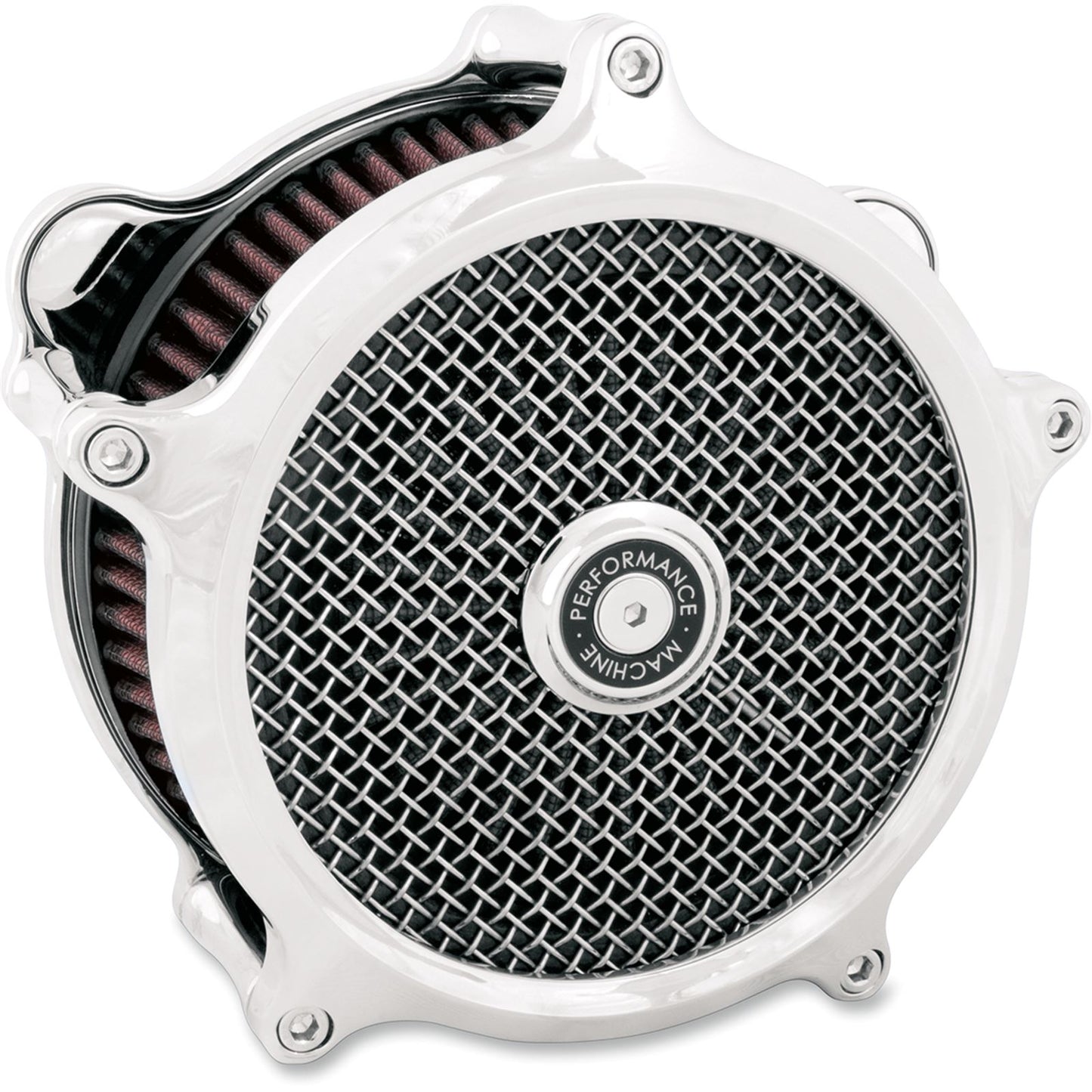 Performance Machine Super Gas Air Cleaner - Chrome - Throttle By Wire 0206-2150-CH_1047979
