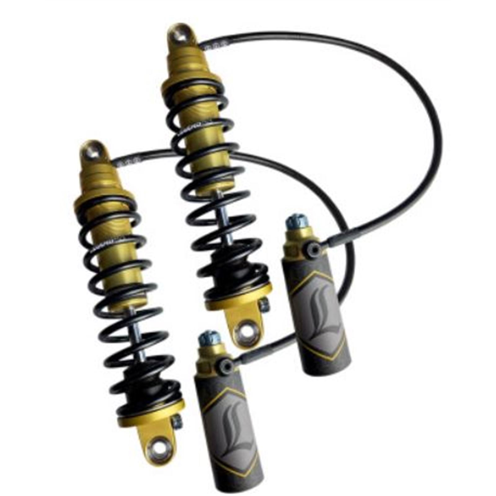 Legend Suspensions REVO ARC Remote Reservoir Shocks - Heavy Duty - Gold -14"-'99-08 FL [MPN: 1310-1905]_681027