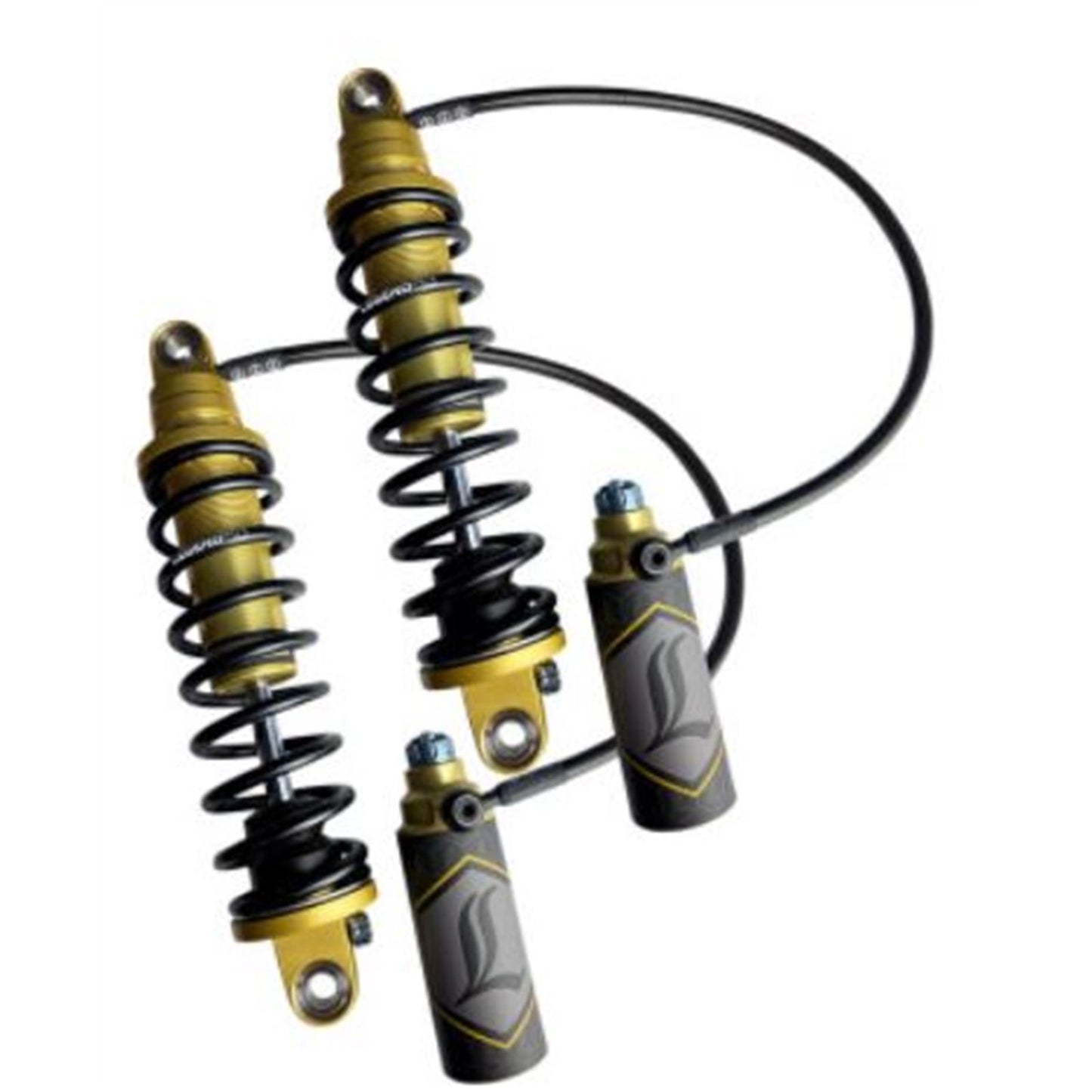 Legend Suspensions REVO ARC Remote Reservoir Shocks - Standard - Gold - 13" - '14+ FL [MPN: 1310-1910]_681039
