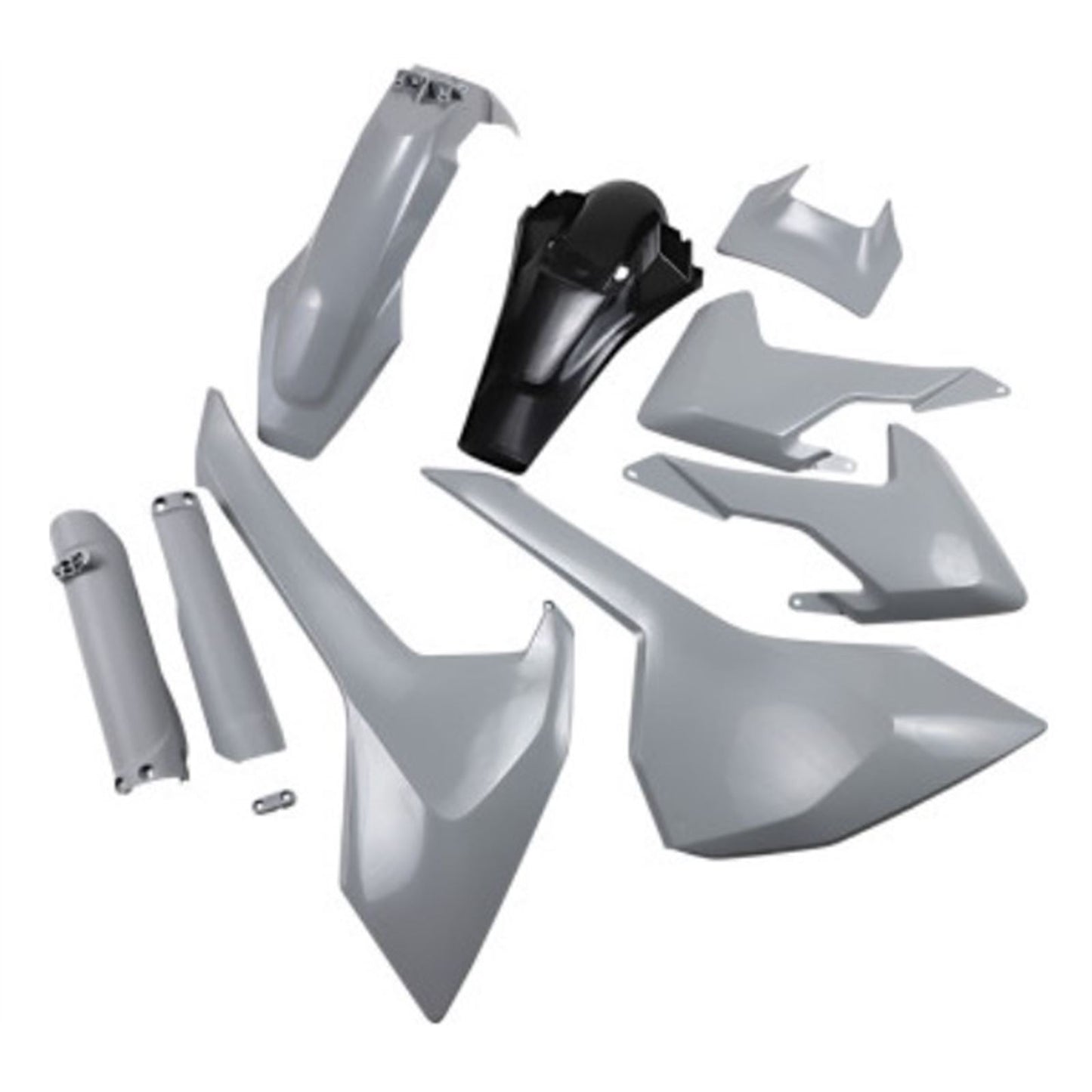 Acerbis Full Replacement Body Kit - Gray/Black for Husqvarna 2733430011_675150