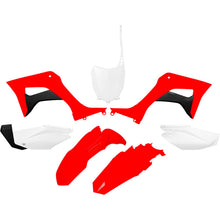 UFO Plastics Replacement Body Kit for Honda CRF110 - Red/White/Black [MPN: HOKIT124-999]_1048124