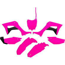 UFO Plastics Replacement Body Kit - Fluorescent Pink/Black - CRF110 [MPN: HOKIT124-P]_1048125