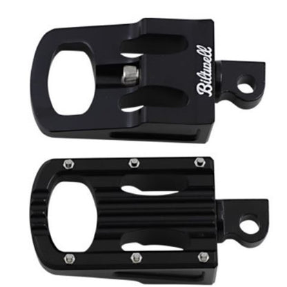 Biltwell Inc. Punisher Footpeg - Classic - Black 7005-203-01_679048
