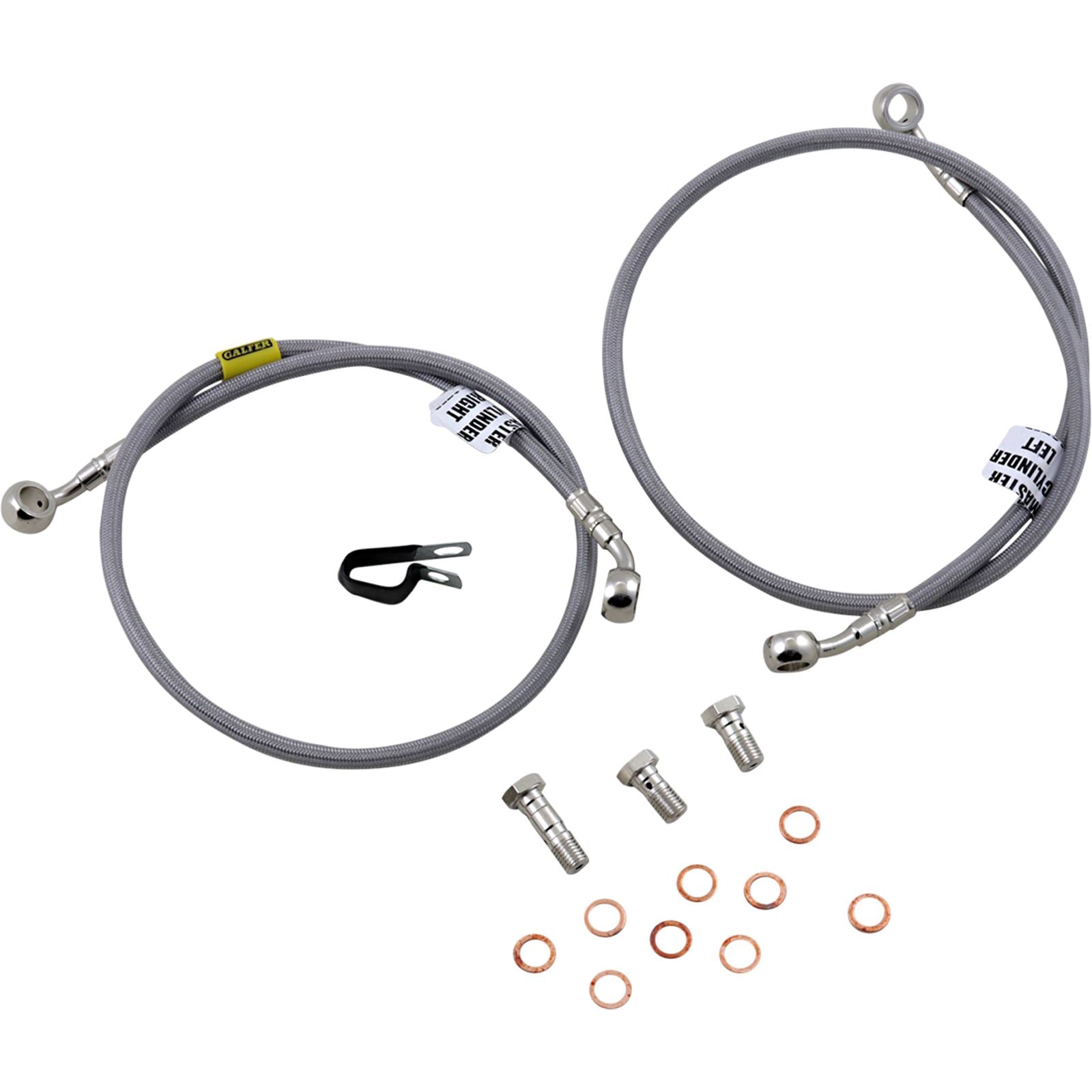 Galfer Brake Line - Stainless Steel for Kawasaki 2006-2015 Ninja ZX-14R [MPN: FK003D484-2]_1048284