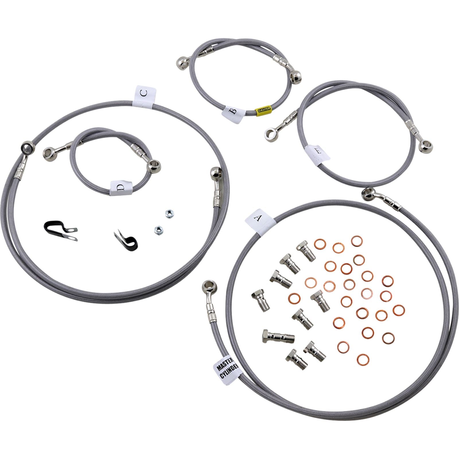 Galfer Brake Line - Stainless Steel for Yamaha FK003D809-5_1048285