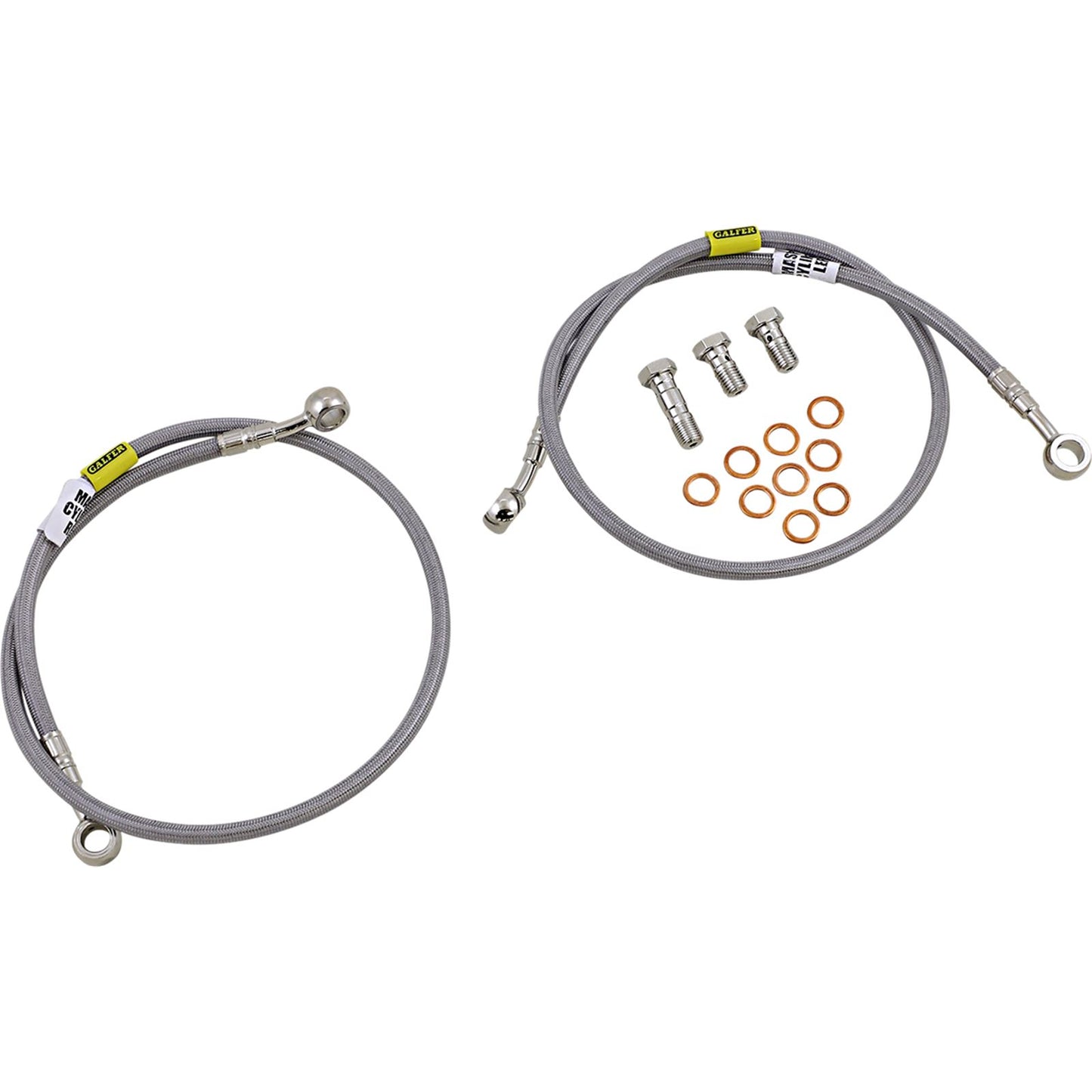 Galfer Brake Line - Stainless Steel for Suzuki 1999-2002 SV 650 S [MPN: FK003D434-2]_1048330