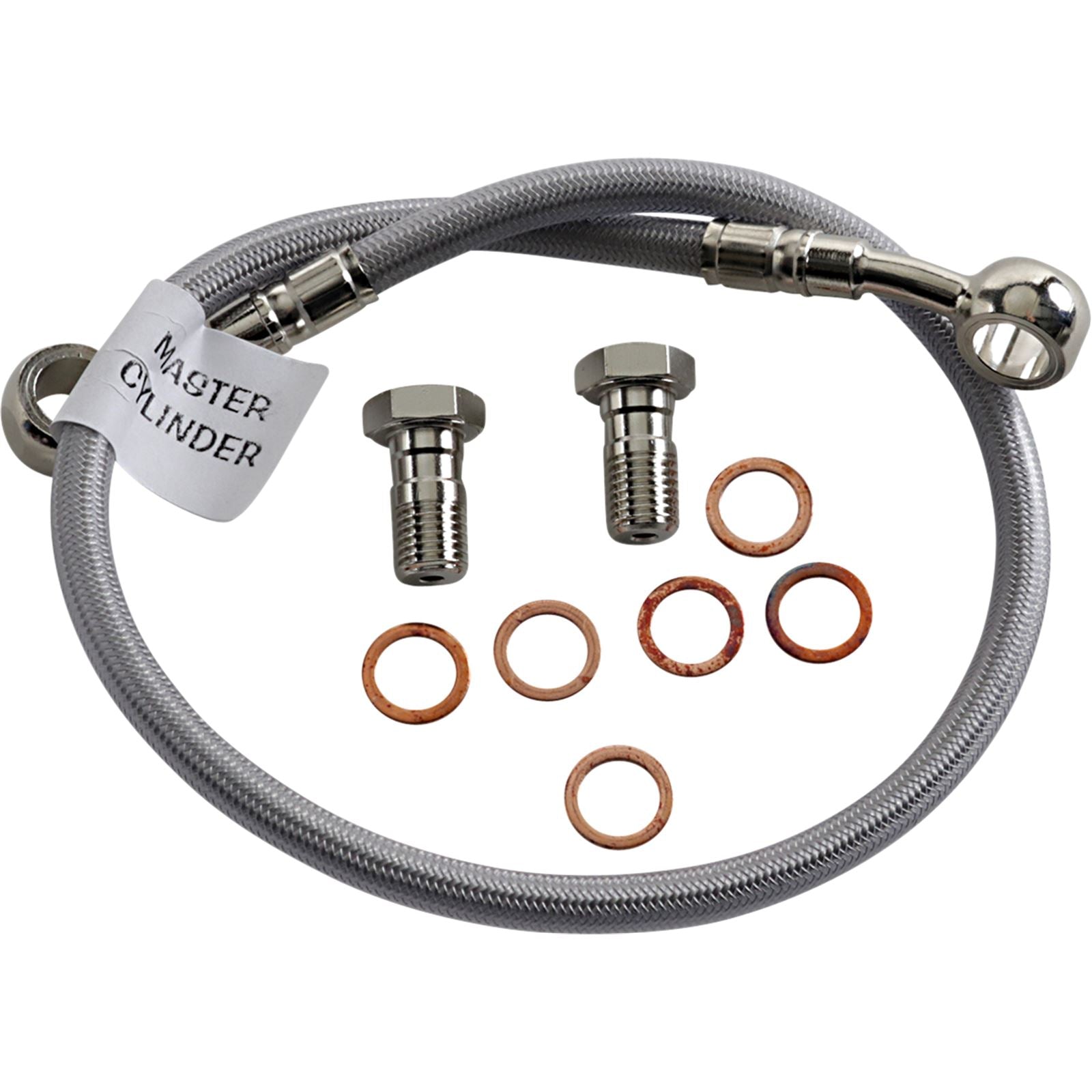 Galfer Brake Line - Stainless Steel for Kawasaki Ninja 400 Back: 2018-2019 FK003D944-R_1048403