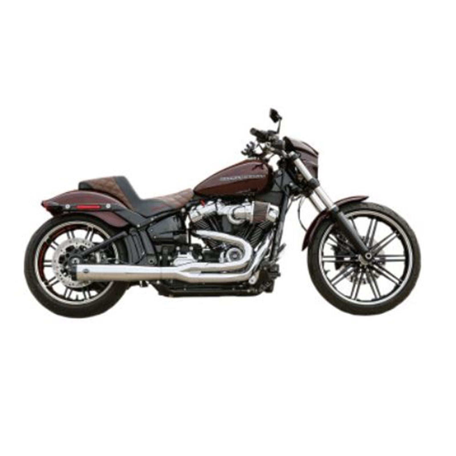 S&S Cycle 2:1 50 State Exhaust for M8 Softail - Chrome 550-0847B_730688