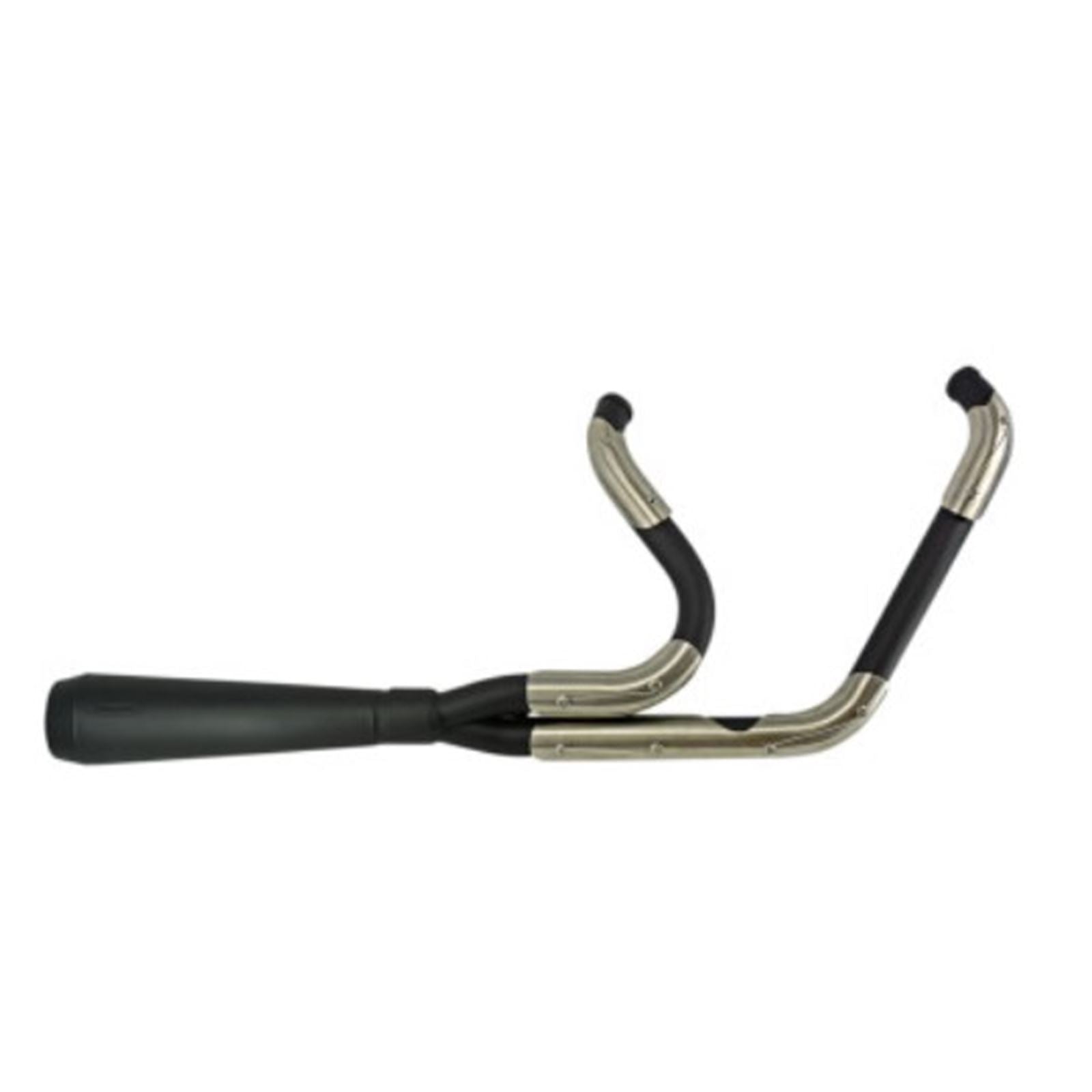 Trask Performance Assault 2:1 Exhaust - Black/Stainless Steel - '07-'17 Softail [MPN: TM-5060BK]_681620