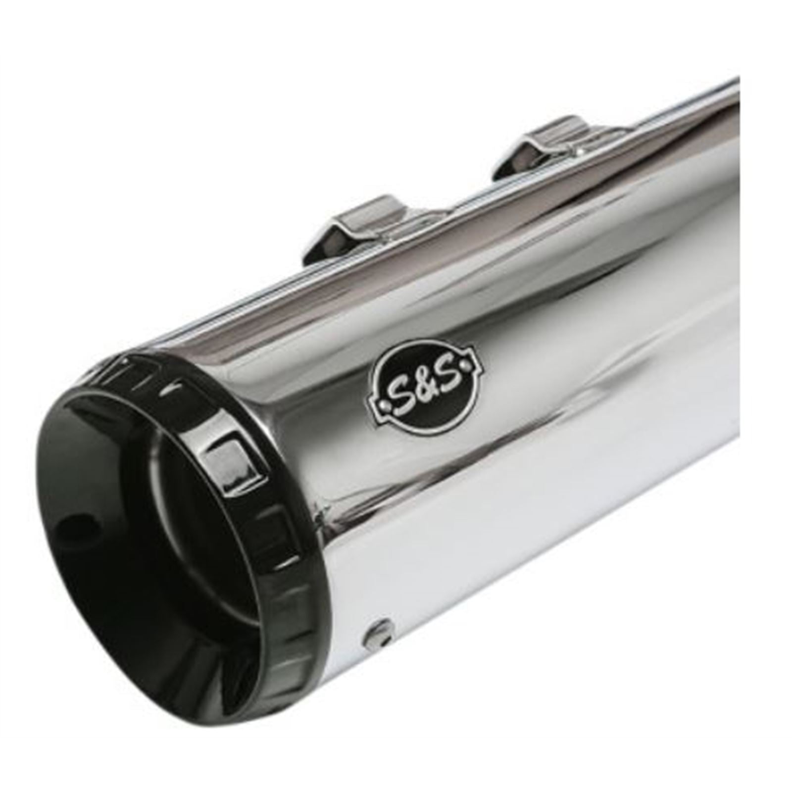 S&S Cycle M8 FL GNX 4.5" Mufflers - Chrome 550-0991_730698