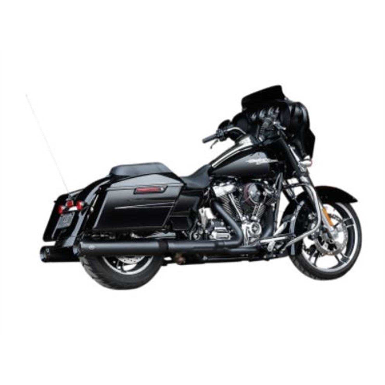 S&S Cycle M8 FL GNX 4.5" Mufflers - Black 550-0990_730699