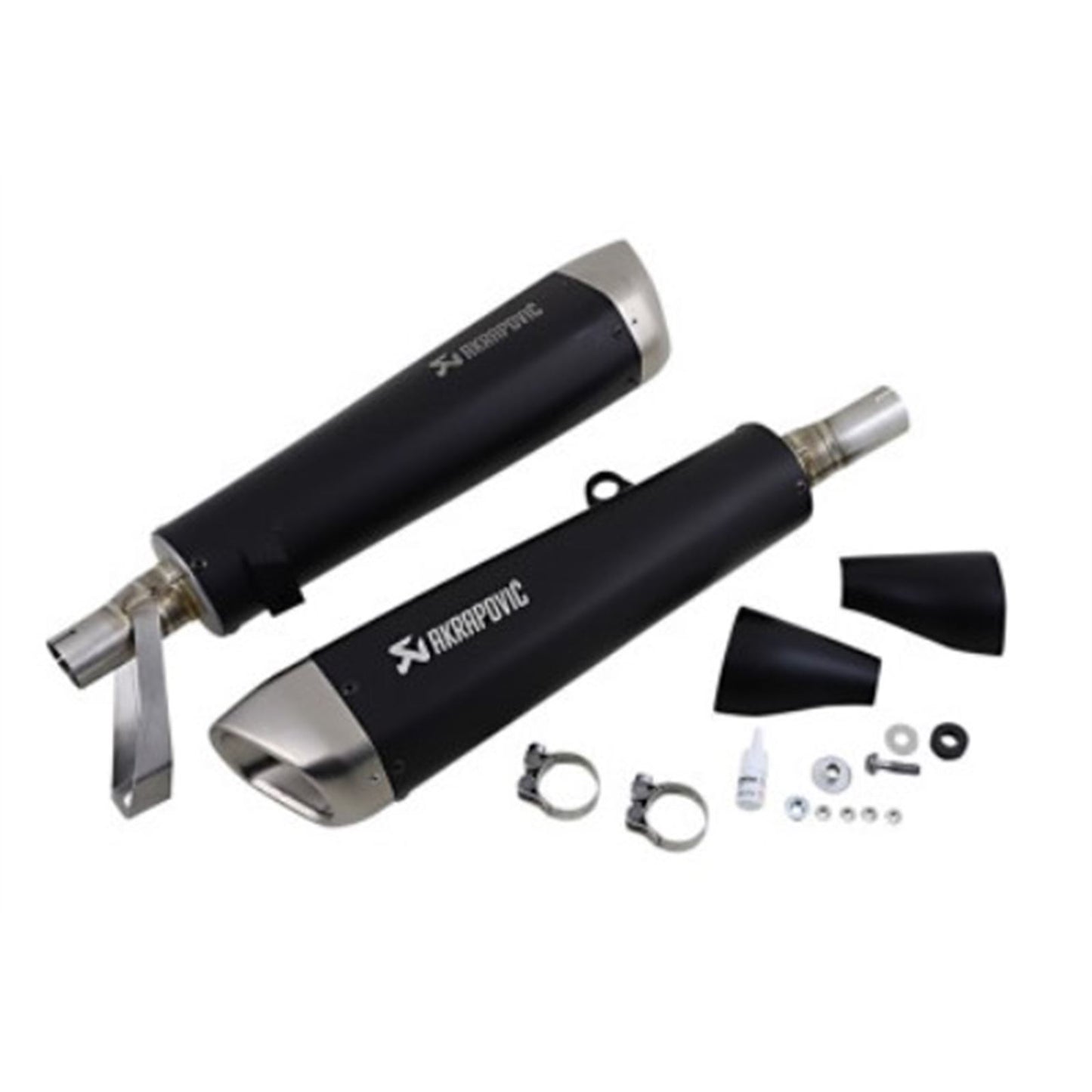 Akrapovic Street Twin Mufflers - Titanium [MPN: S-T9SO2-HCQTBL]_682013