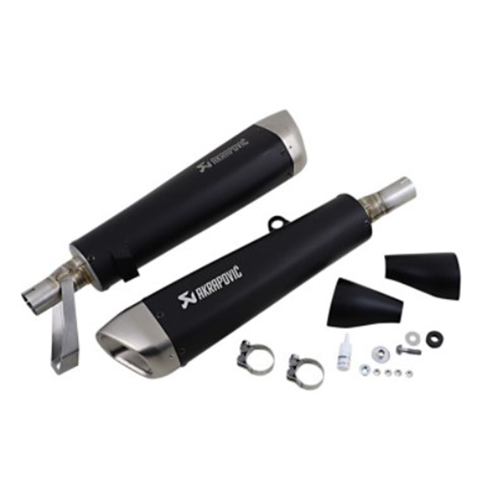 Akrapovic Street Twin Mufflers - Titanium [MPN: S-T9SO2-HCQTBL]_682013
