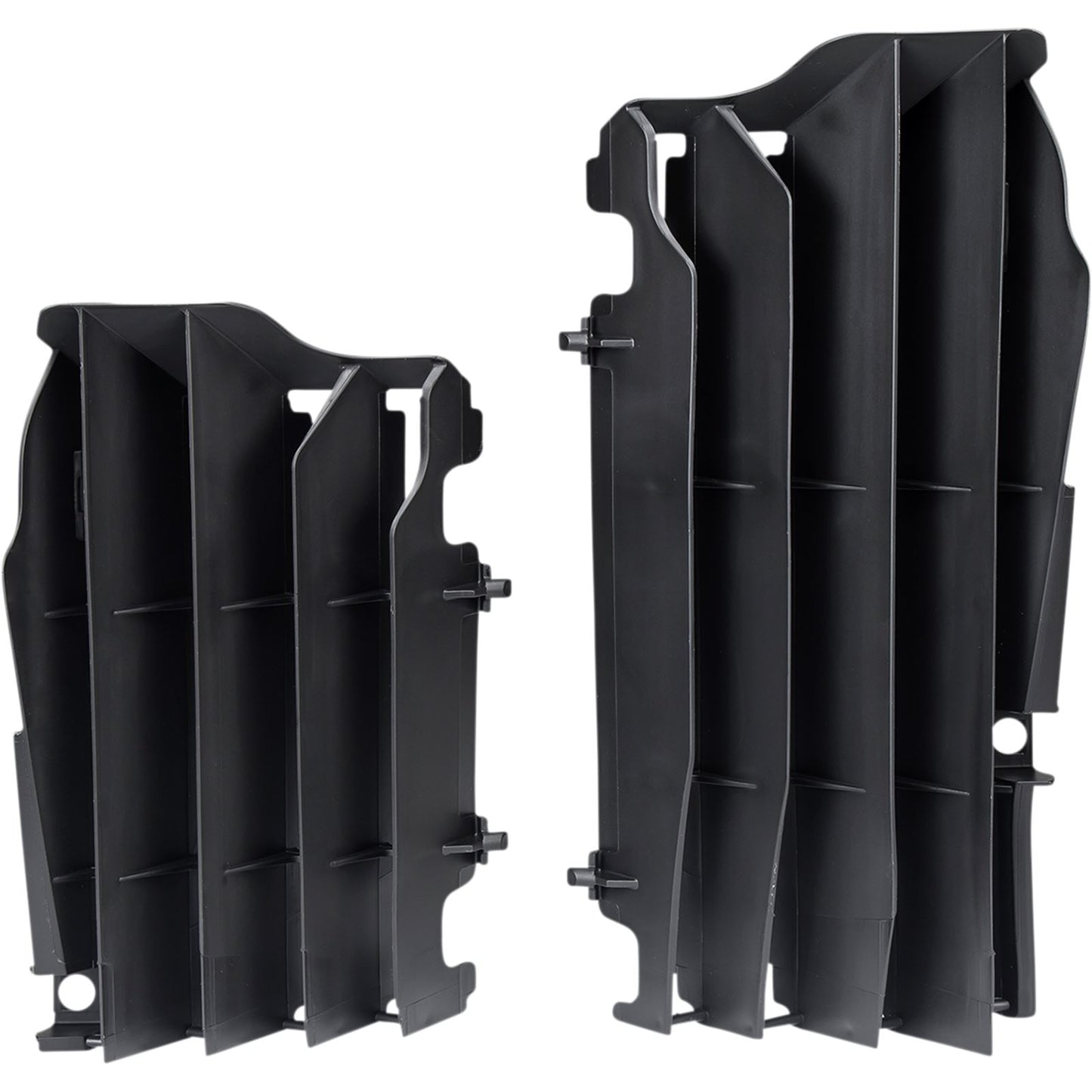 UFO Plastics Radiator Louvers - Black - KXF450 [MPN: AC02470]_1048502