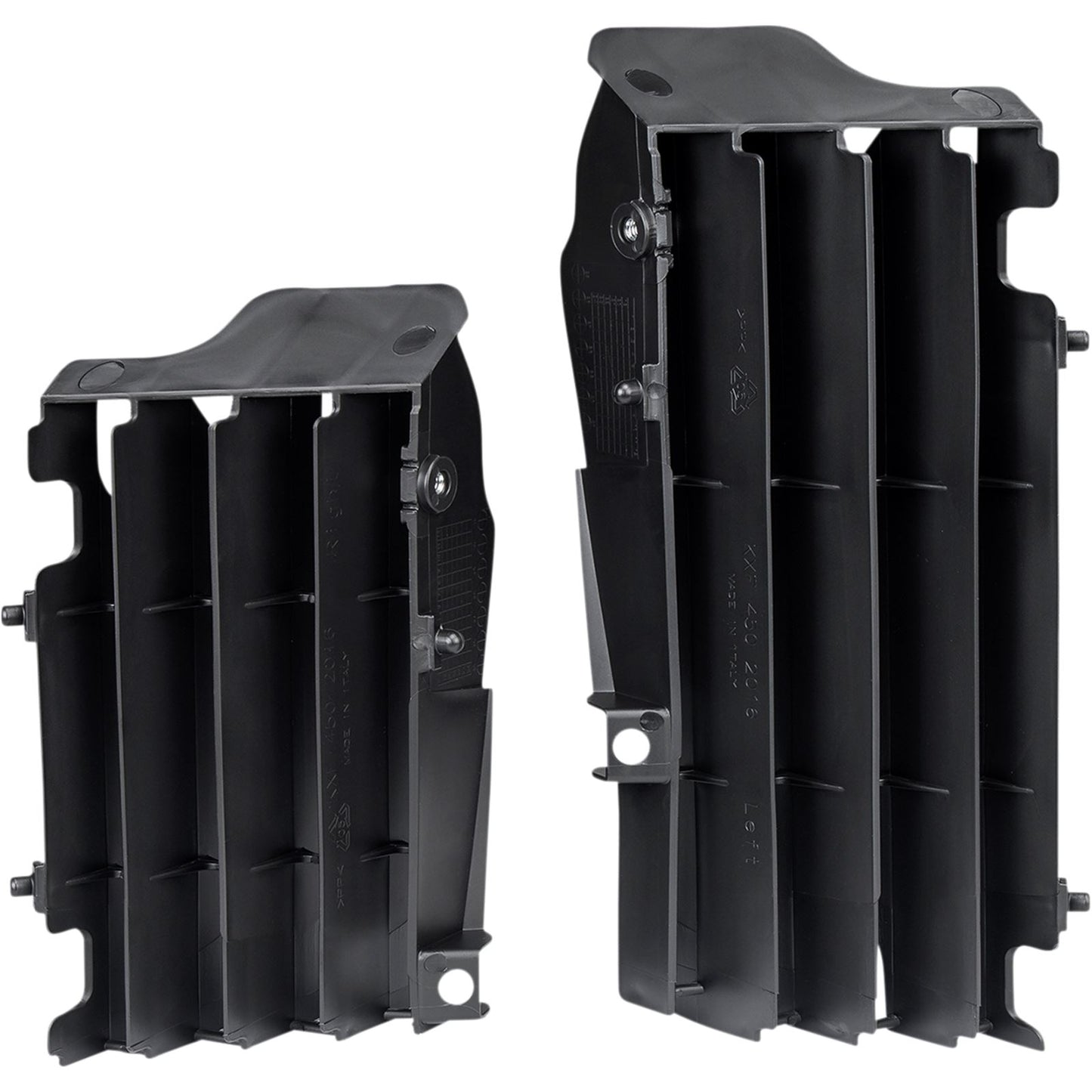 UFO Plastics Radiator Louvers - Black - KXF450 [MPN: AC02470]_1048503